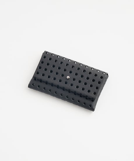"KAGO" CARD CASE / WALLET ( NUDE / BLACK )