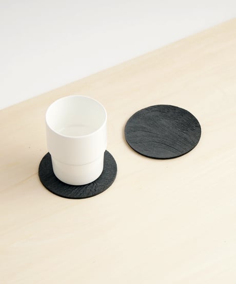ASHWOOD LEATHER COASTER