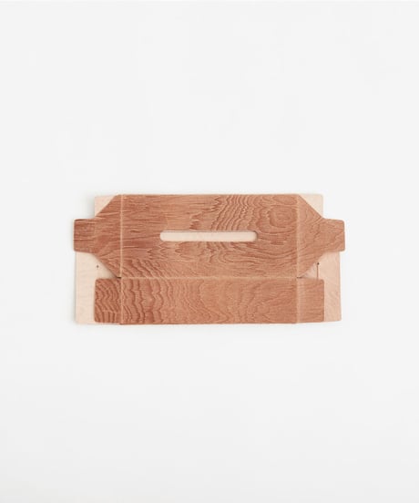 PLYWOOD LEATHER TISSUE BOX CASE