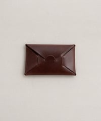 SEAMLESS "CLASSIC LEATHER" CARD CASE  ( D.BROWN )