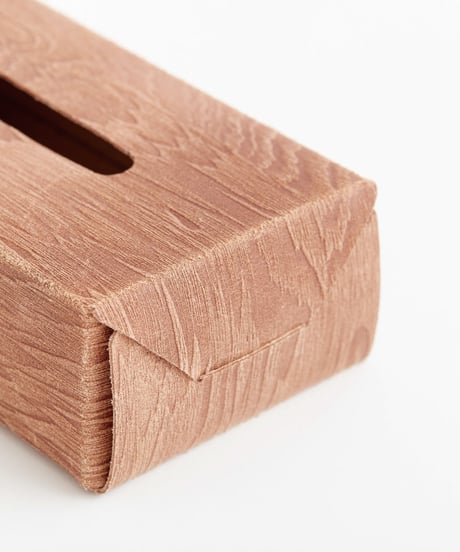 PLYWOOD LEATHER TISSUE BOX CASE