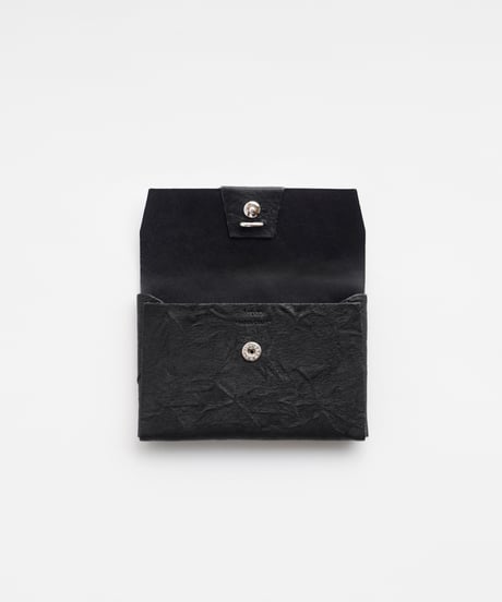 PAPER CARD CASE / WALLET ( L.BROWN / BLACK )