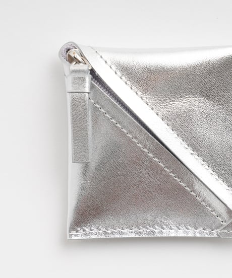 SLANT COIN CASE ( SILVER )