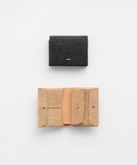 PAPER SHORT WALLET ( L.BROWN / BLACK )
