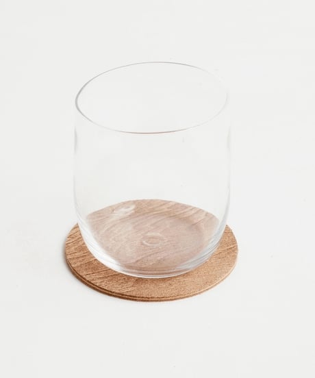 PLYWOOD LEATHER COASTER