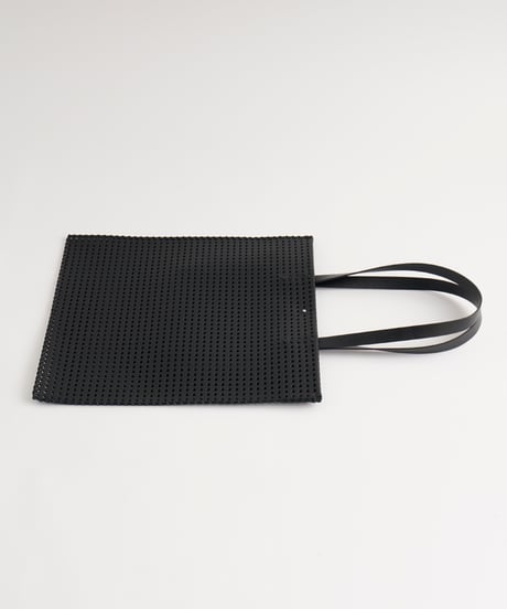 "KAGO" FLAT BAG - L ( NUDE / BLACK )