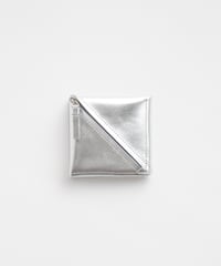 SLANT SHORT WALLET ( SILVER )