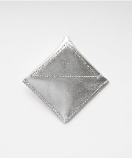 SLANT COIN CASE ( SILVER )