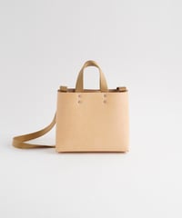 SEAMLESS TOTE BAG - S ( NUDE / BLACK )