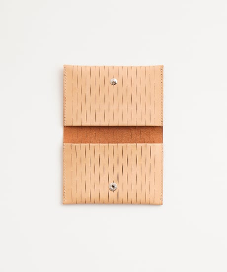 NET CARD CASE / WALLET ( NUDE / BLACK )