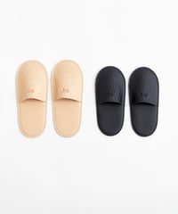 "net" room shoes ( NUDE / BLACK )