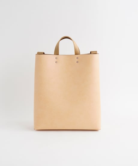 SEAMLESS TOTE BAG - L ( NUDE / BLACK )