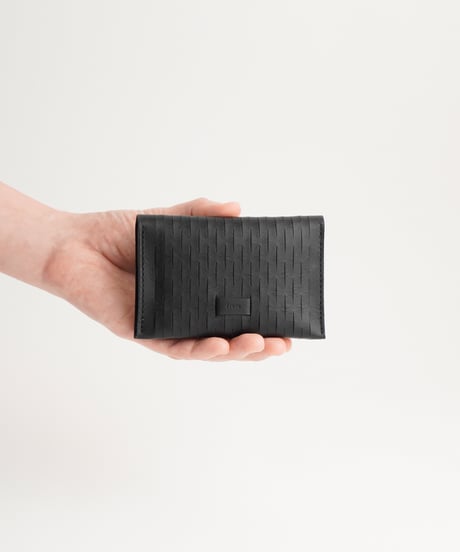 NET CARD CASE / WALLET ( NUDE / BLACK )