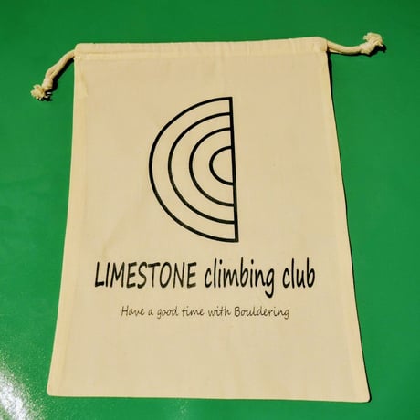 【LIMESTONE 】ロゴ巾着