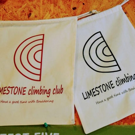 【LIMESTONE 】ロゴ巾着