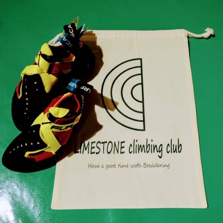 【LIMESTONE 】ロゴ巾着