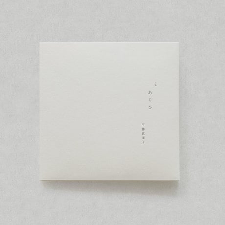 平井真美子「とあるひ」記録集  a day