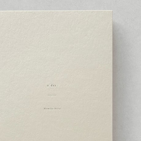平井真美子「とあるひ」記録集  a day