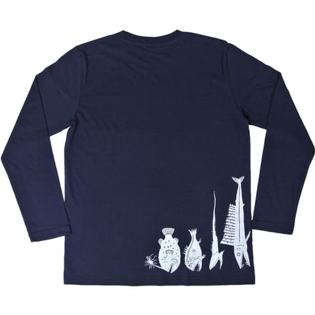 概ね、深海魚　長袖Tシャツ　メンズ