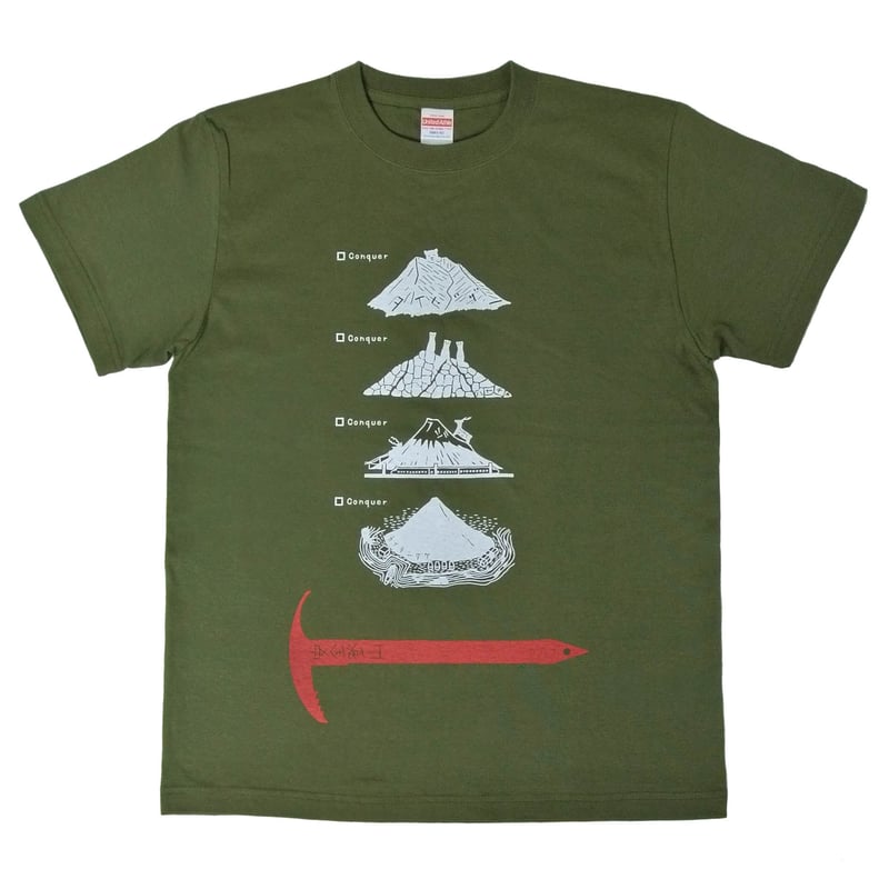 全国名山安全登山Tシャツ メンズ | ユキヨシ衣料｜楽しいTシャツを 