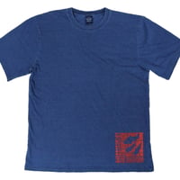 おサカナ魚デニム風Ｔシャツ(色薄め）　メンズ