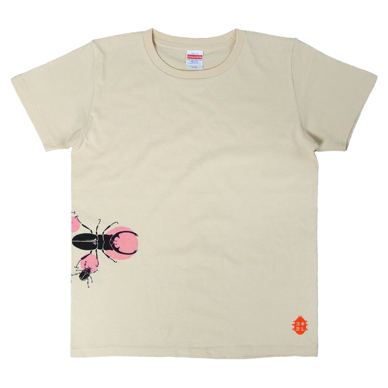 樹液に集まる虫達Tシャツ レディース | ユキヨシ衣料｜楽しいT