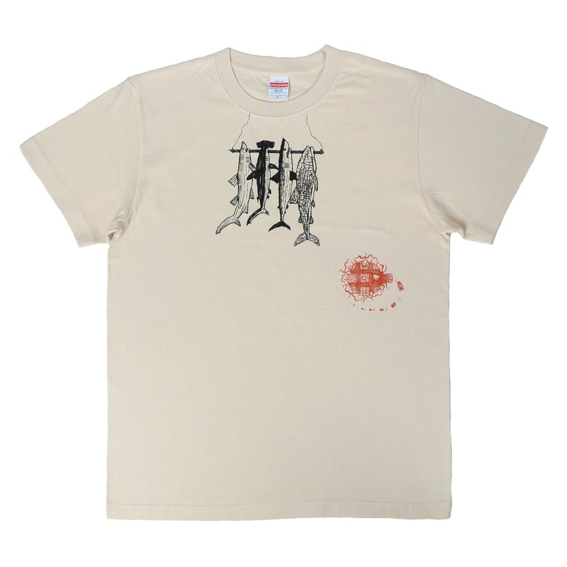 鮫めざしTシャツ メンズ | ユキヨシ衣料｜楽しいTシャツを安価で