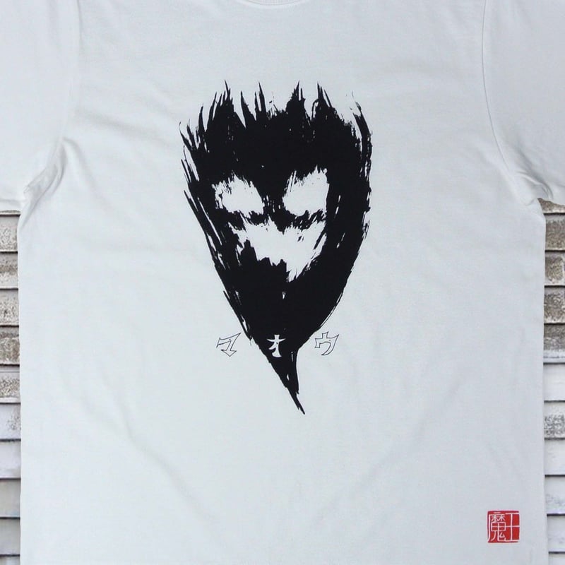 魔王Tシャツ ホワイト メンズ | ユキヨシ衣料｜楽しいTシャツを安価