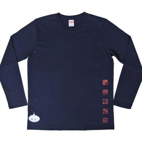 概ね、深海魚　長袖Tシャツ　メンズ