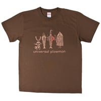 ヤーガン族Ｔシャツ　ダークブラウン　メンズ