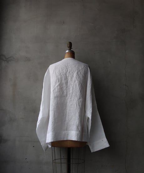 klauseクロイゼ / C.S Wide V Neck Shirt Belarus Linen / kla-26024
