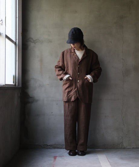 der antagonist デ アンタゴニスト / Belgian linen locksmith jacketジャケット /J30BLTB23/24