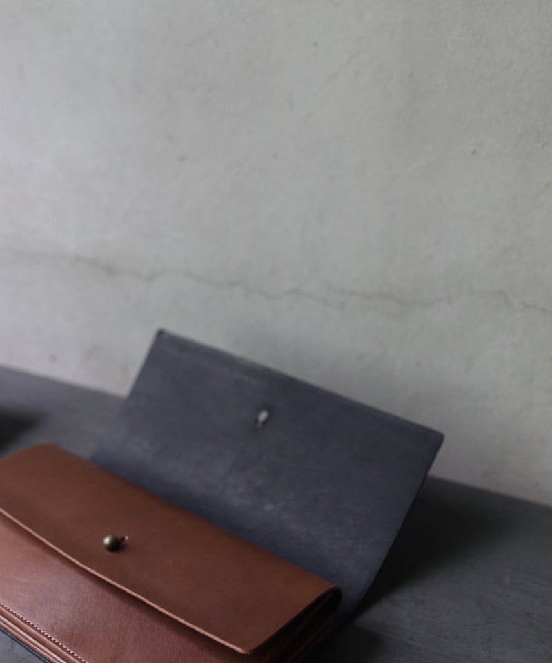 forme - Wallet (Brown) Liscio 長財布 展示会用 formeフォルメ / Long wallet Liscio leather長財布 / fo