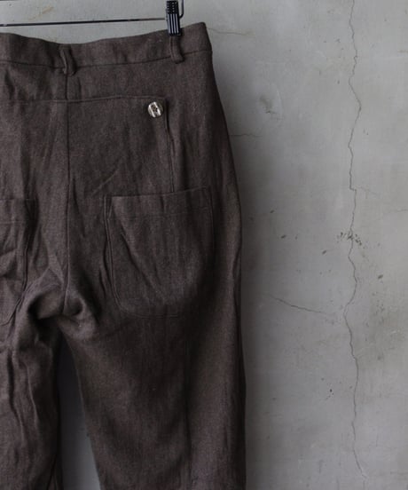 ALEKSANDR MANAMISアレクサンダーマナミ/ ETUIDE 19IEME PANT - VINTAGE WRENトラウザーズ / am-25017