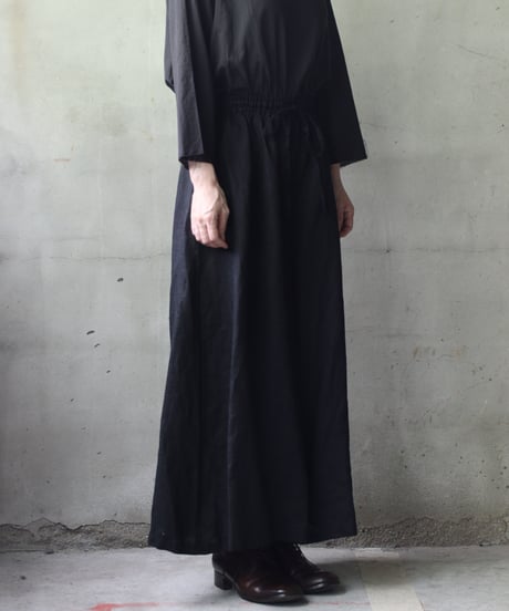 cavane キャヴァネ / Wide Petti Pants Linenパンツ/ca-25091