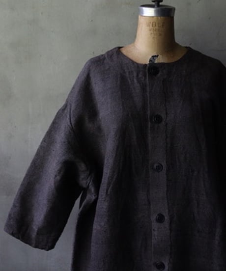 BIEK VERSTAPPEN ビーク フェルスタッペン / COAT HAND WOVEN SILKコート/ Bie-25027(CO04B-F)