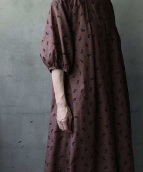 cavane キャヴァネ / Over Tuck Paisley Dressワンピース / ca-25125
