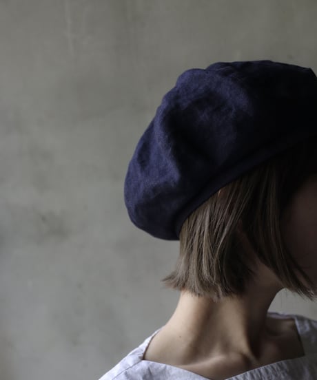 Au Vrai Chicオーブライシック / BERET IRELAND LINEN帽子 / Au-25001