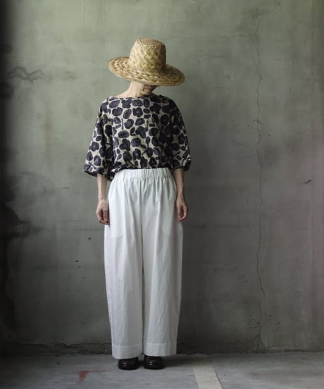 cavane キャヴァネ / Tunic half-sleeve Cotton/Linen100シャツ / ca-25113