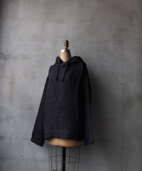 klauseクロイゼ / 天日干しTwill Linen Hoodie/ kla-26016
