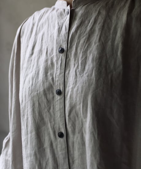 cavane キャヴァネ / Balloon sleeve dress linen100ワンピース / ca-25058