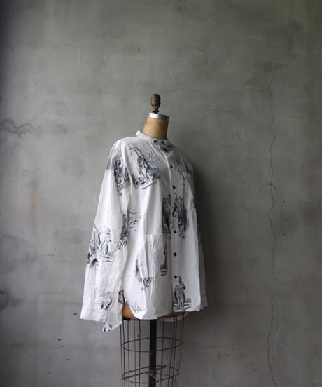 ALEKSANDR MANAMISアレクサンダーマナミ/ THE HUNTER COLLAR STAND SHIRTシャツ / am-24035