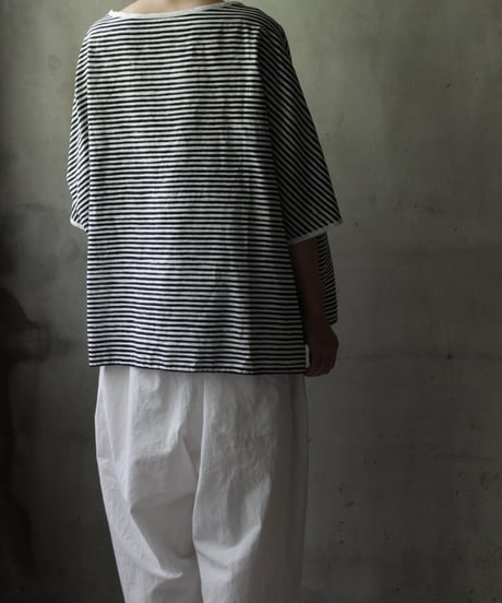 cavane キャヴァネ / Tunic half-sleeve Cotton/Linen100シャツ / ca-25080R