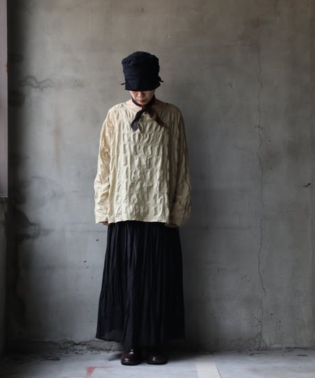 cavane キャヴァネ / Tunic long-sleeve cotton100シャツ / ca-26028