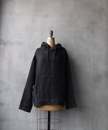 klauseクロイゼ / 天日干しTwill Linen Hoodie/ kla-26016
