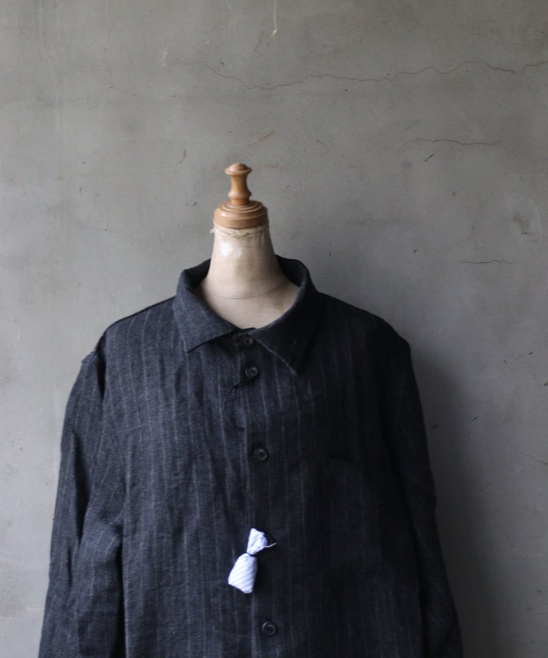 即購入可】Bergfabelネイビー ワーカーシャツ 即購入可】Bergfabel