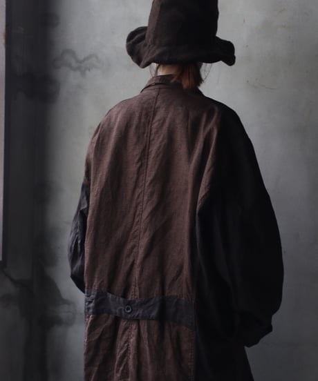 KLASICA クラシカ / Old Crazy Patterned Work Coat " FIG 1" コート / kl-25001