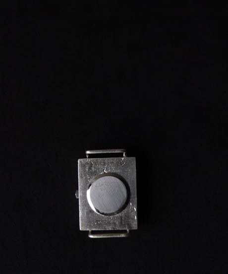 cavane Accessories / Silver925 Leather bangle watch" SQUARE " 時計 / ca-25950