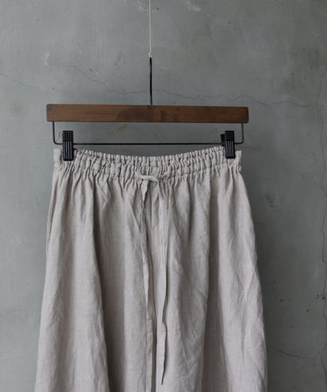 cavane キャヴァネ / Wide Petti Pants Linenパンツ/ca-25092
