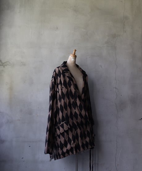 ALEKSANDR MANAMISアレクサンダーマナミ/ WRAP JACKET HARLEQUINジャケット / am-25002